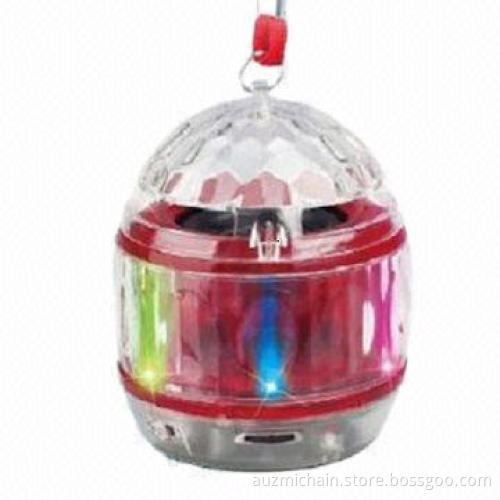 2013 New Model Transparent Bluetooth Speaker with Color Light and 160Hz-16kHz Frequency Response